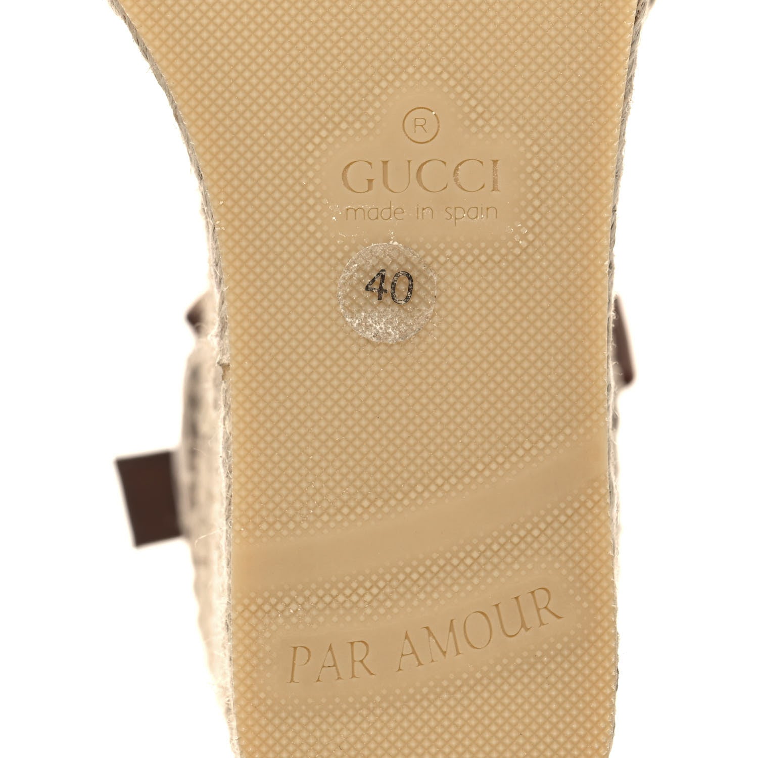 Gucci Nappa Matelasse GG Marmont Ankle Wrap Platform 35/120mm Espadrille Wedges 40 Porcelain Rose 6 of 8