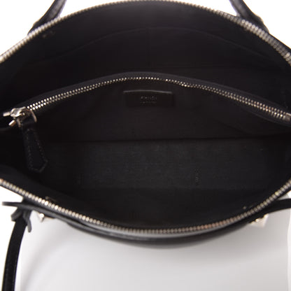 Fendi Vitello Dolce Medium By The Way Boston Bag Black 7 of 9