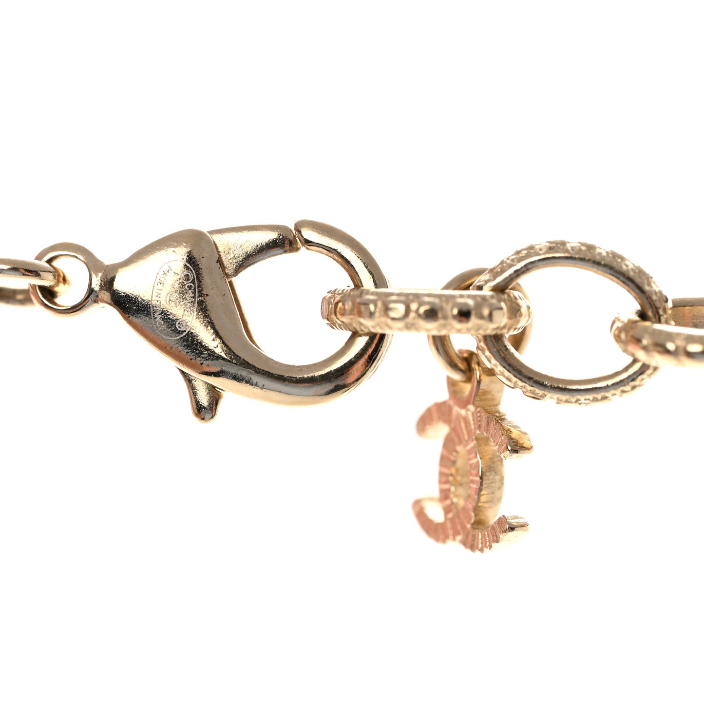 Pearl Papyrus Long Necklace Gold Pearly White Gold