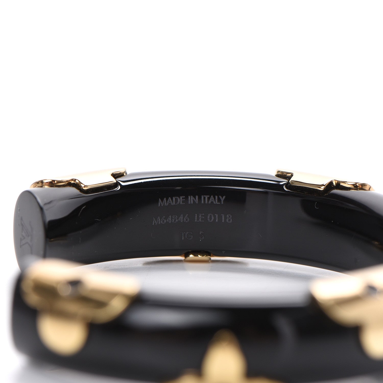 Louis Vuitton Resin Daily Monogram Bracelet S Black 4 of 5