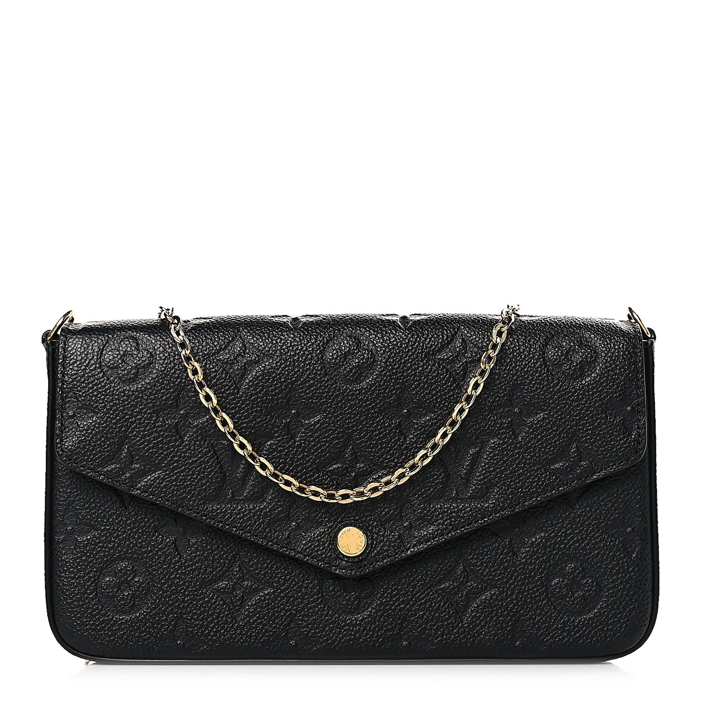 Empreinte Pochette Felicie Chain Wallet Black