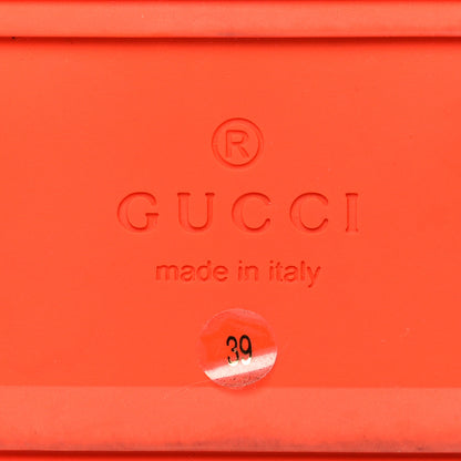 Gucci X NORTH FACE Canvas GG Monogram Womens Slide Sandals 39 Beige Mystic White Deep Orange 8 of 8