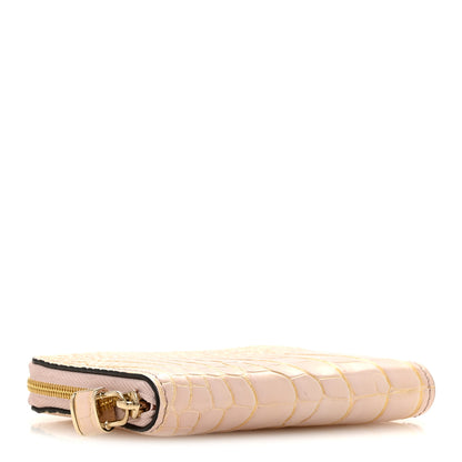 Louis Vuitton Alligator Zippy Coin Purse Pearl 4 of 7