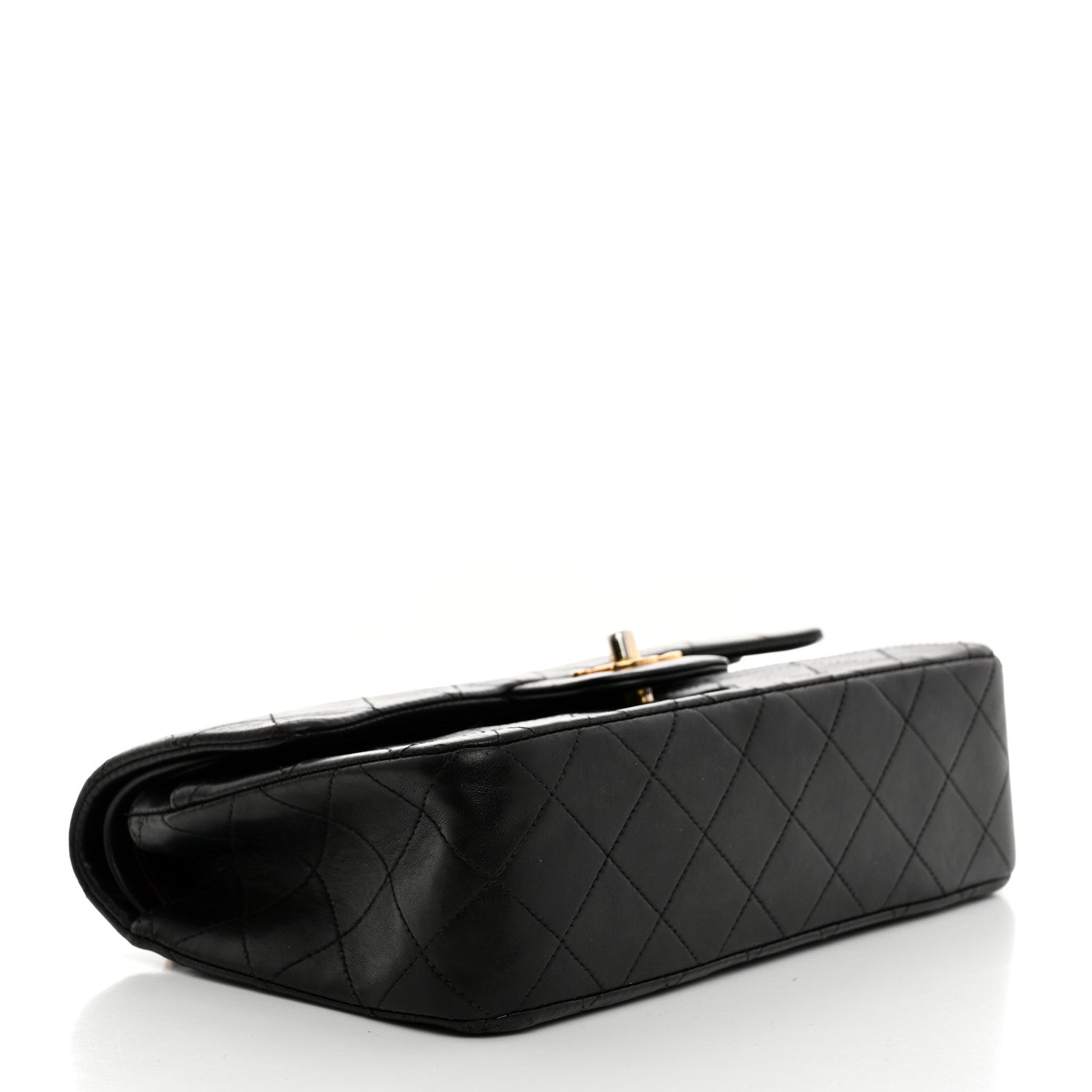 Chanel Lambskin Quilted Small Double Flap Black 4 of 13