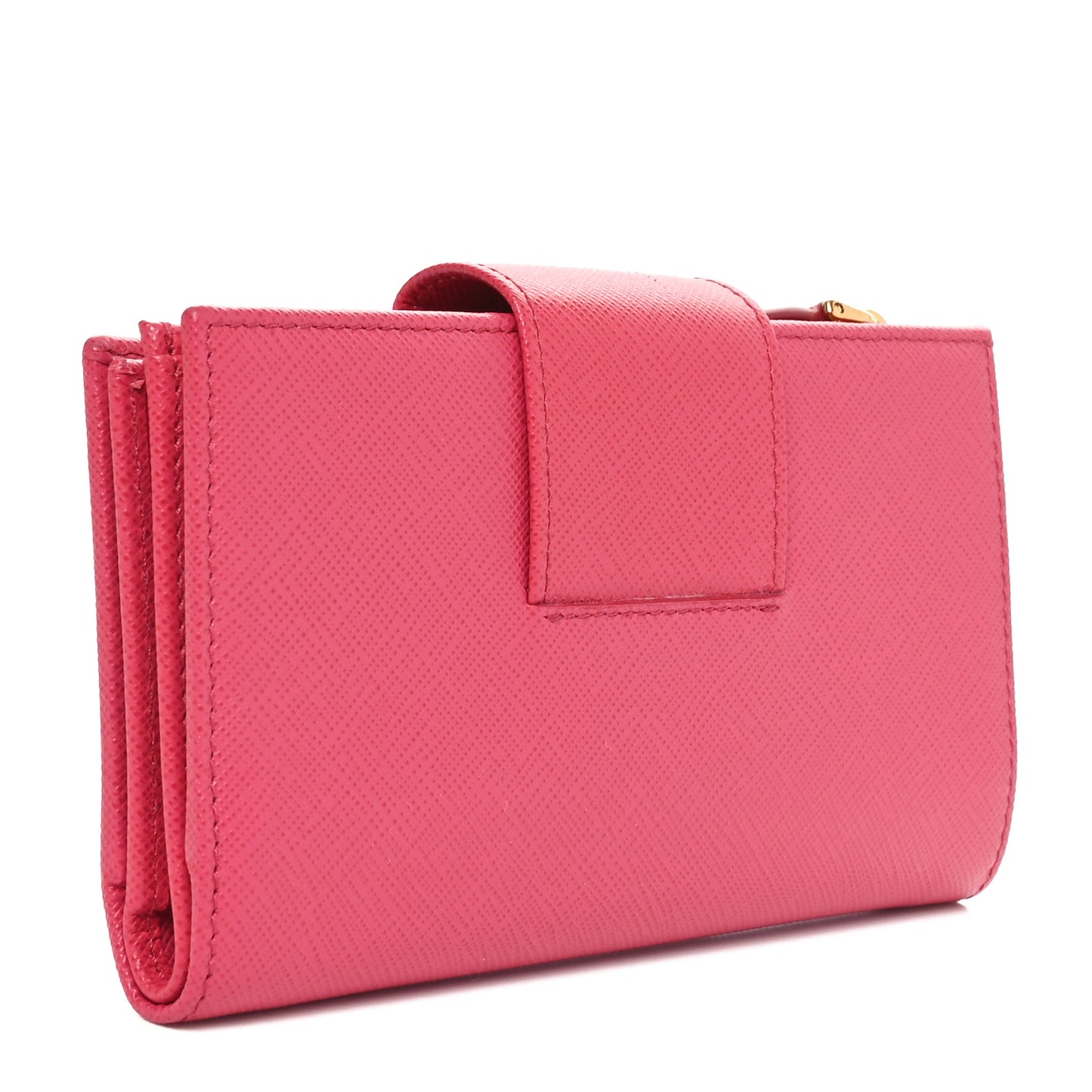 Saffiano Metal Medium Wallet Peonia