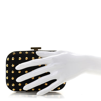 Gucci Studded Broadway Clutch Black 2 of 9