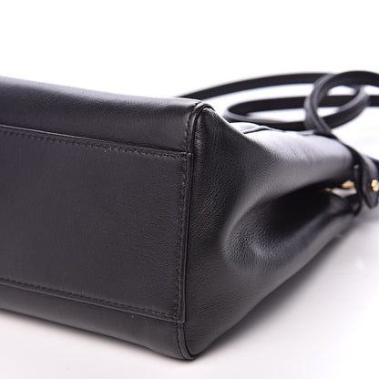 Fendi Nappa Mini Peekaboo Iconic Satchel Black 10 of 10