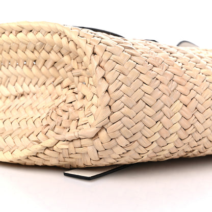 Loewe Raffia Small Basket Tote Bag Natural White 8 of 8