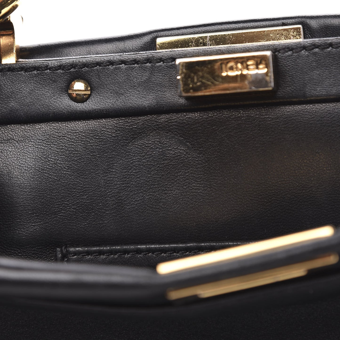 Nappa Mini Peekaboo Iconic Satchel Black