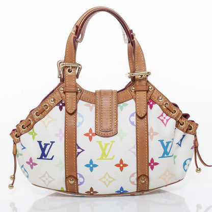 Louis Vuitton Monogram Multicolor Theda PM White 3 of 9