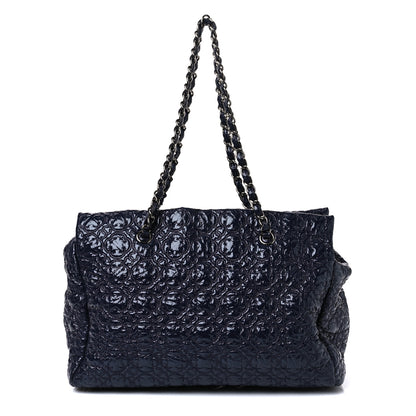 Chanel Vinyl Rock in Moscow Tote Navy 1 of 10
