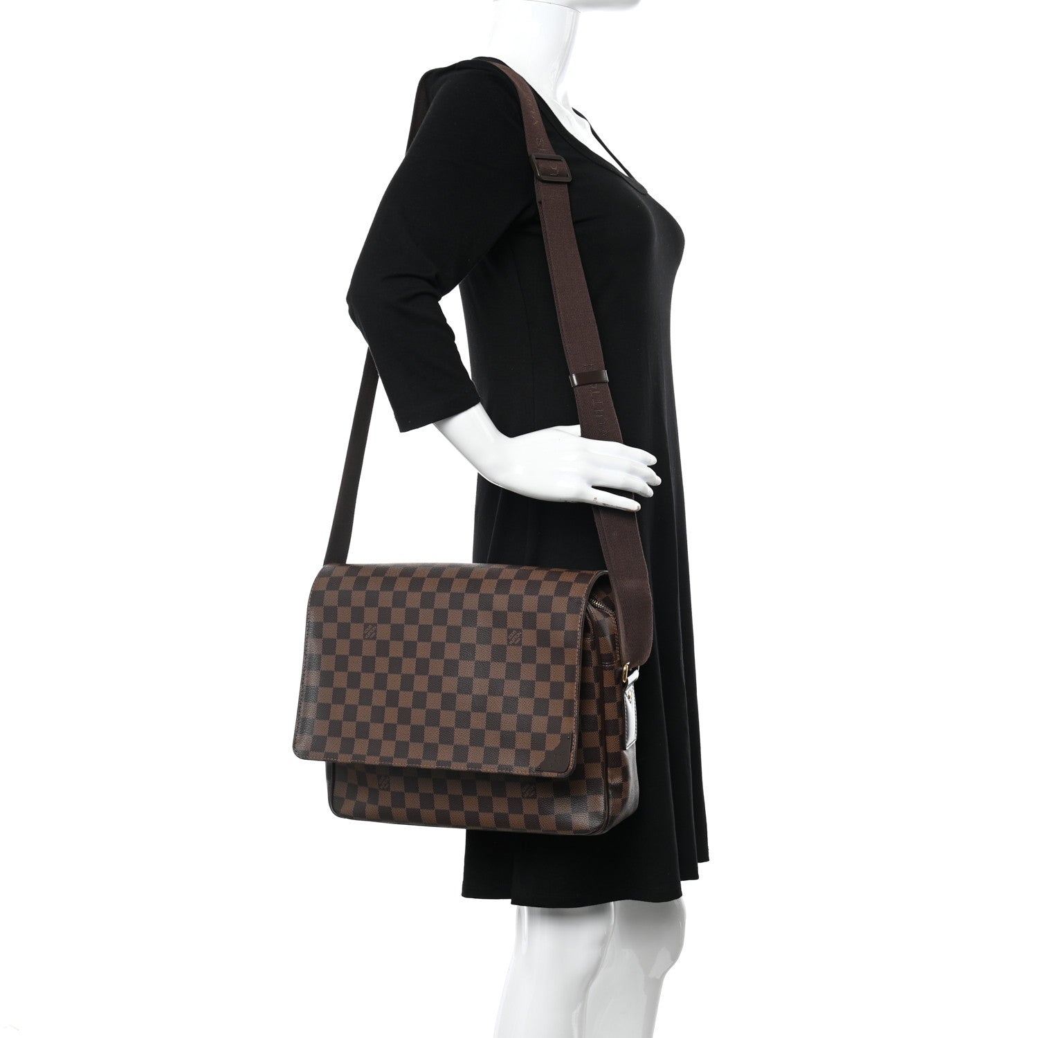 Louis Vuitton Damier Ebene Shelton MM 2 of 10