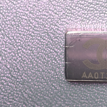 Chanel Iridescent Calfskin Quilted Mini Rectangular Flap Light Purple 7 of 12
