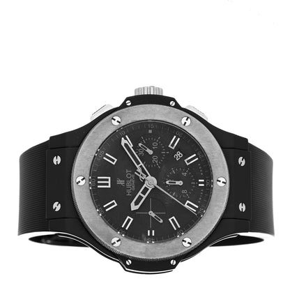 Hublot Ceramic Tungsten Rubber 44mm Big Bang Ice Bang Chronograph Automatic Watch Black 301.CK.1140.RX 2 of 4