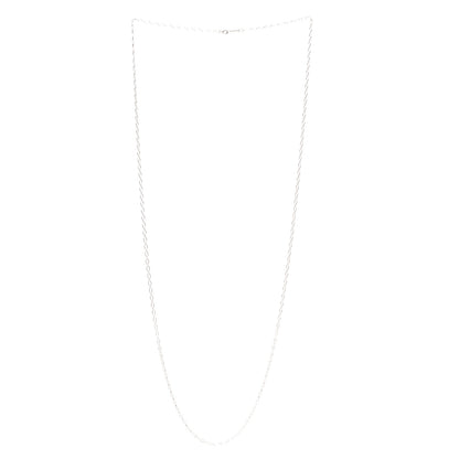 Tiffany Sterling Silver Oval Link Chain Necklace 36" 3 of 6