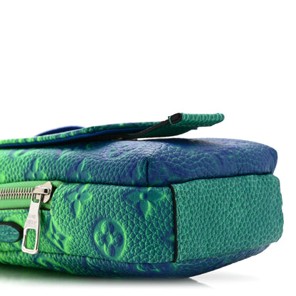 Louis Vuitton Taurillon Illusion Double Phone Case Bleu Vert 8 of 9