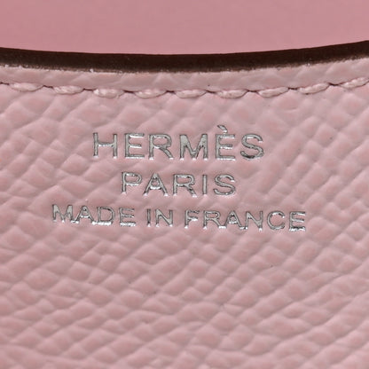 Hermes Epsom Constance Slim Wallet Rose Darling 7 of 10
