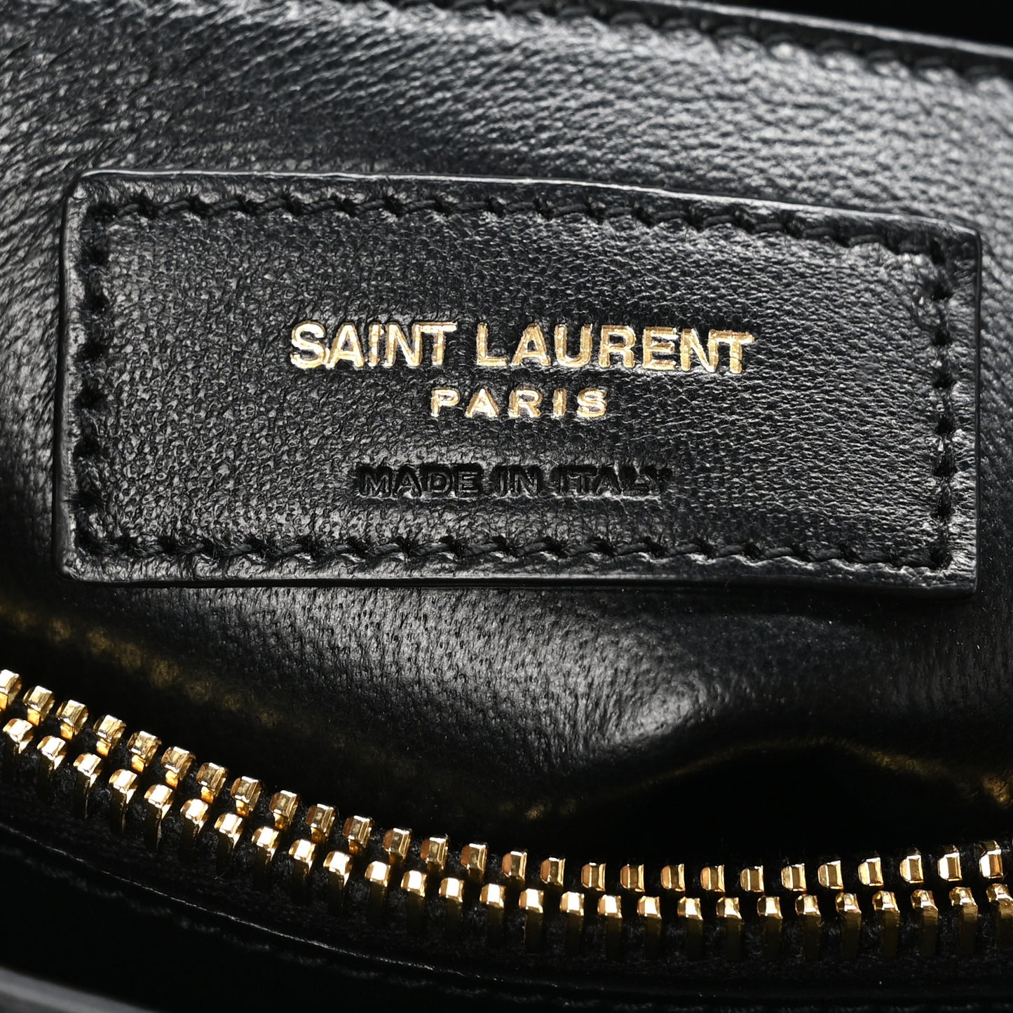 Calfskin Y Quilted Monogram Small Loulou Chain Satchel Black