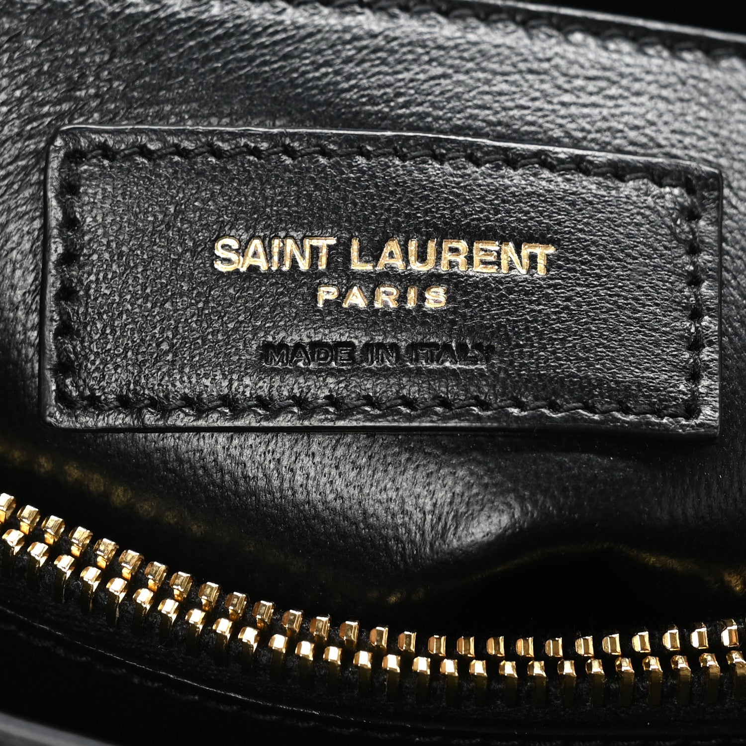 Saint Laurent Calfskin Y Quilted Monogram Small Loulou Chain Satchel Black 6 of 10