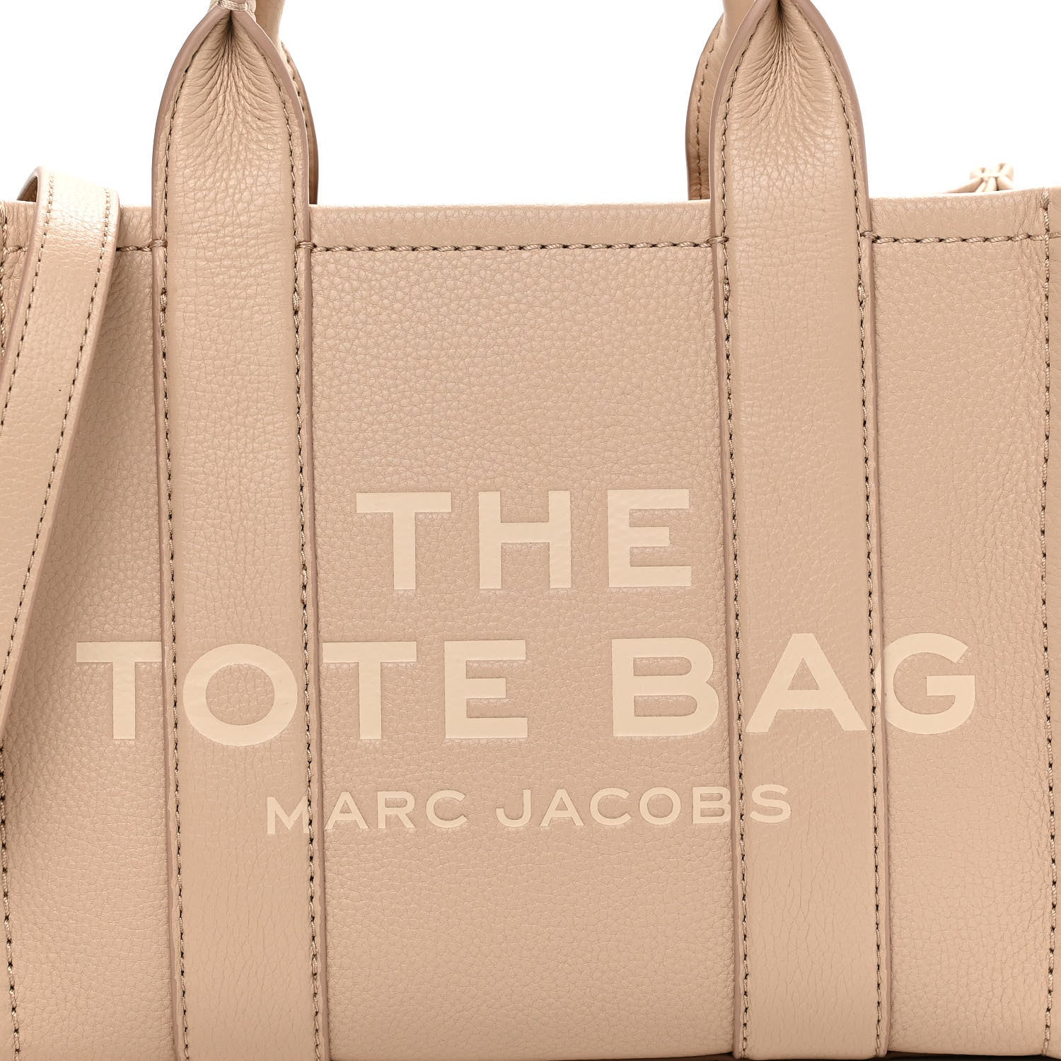 Marc Jacobs Grained Calfskin Small The Tote Bag Twine 8 of 10
