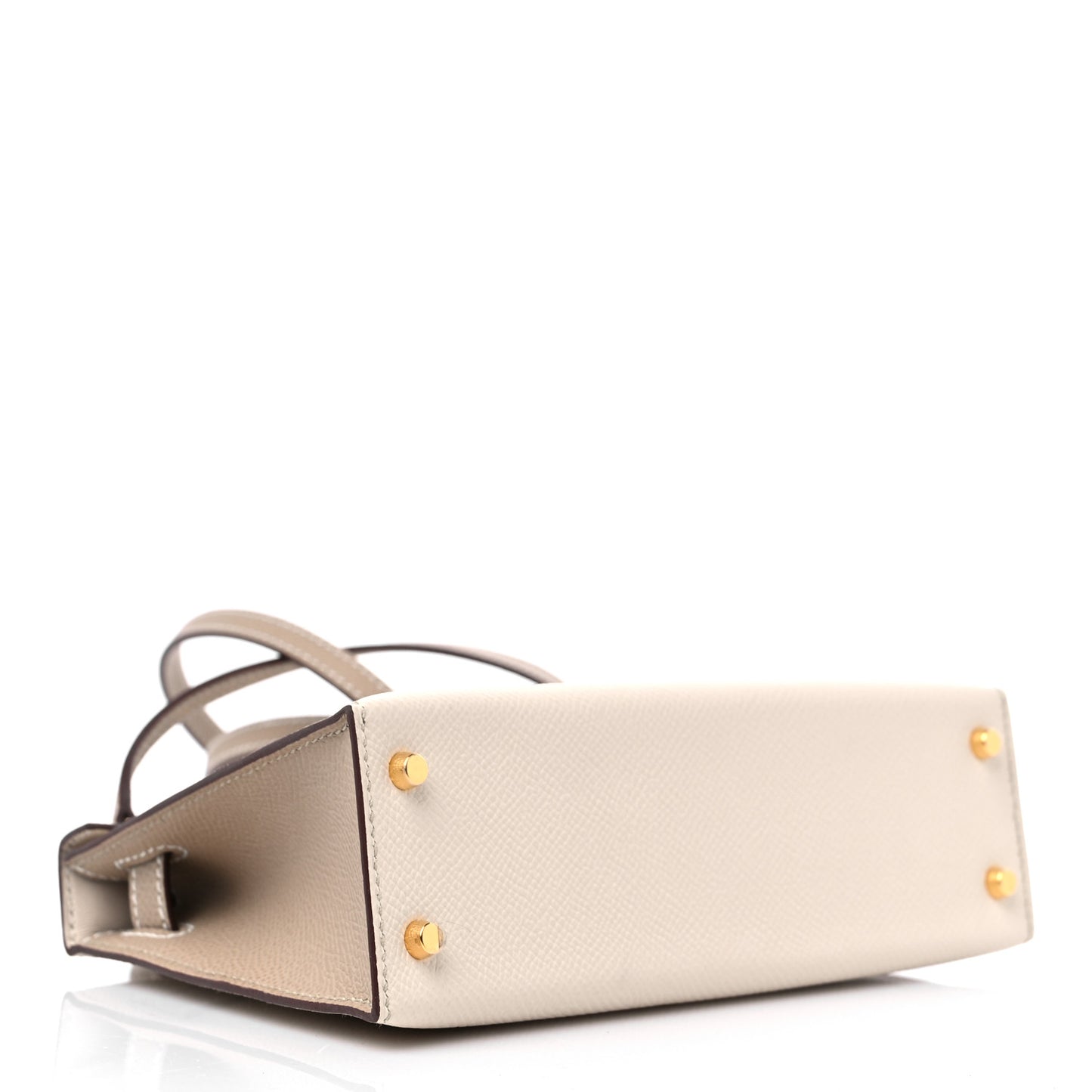 Epsom Horseshoe Mini Kelly Sellier 20 Craie Etoupe