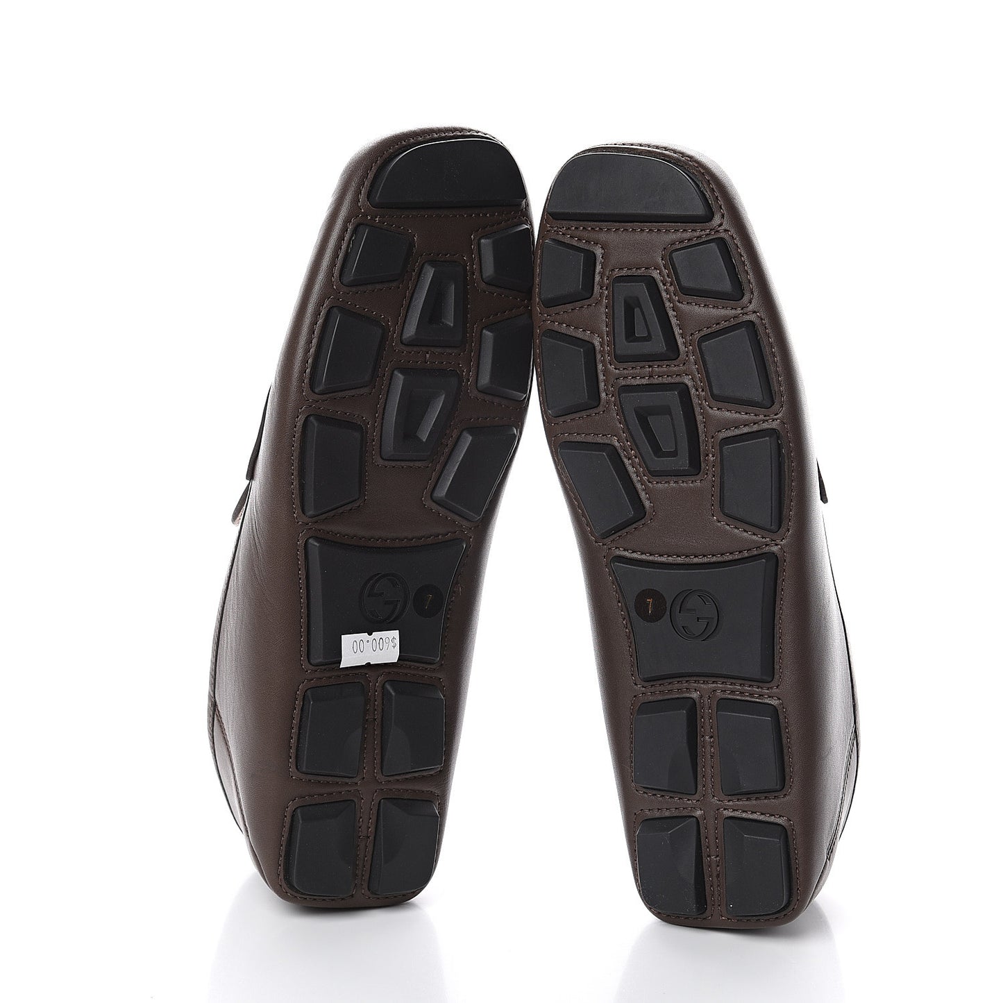 Nappa Mens Bee Driver Loafers 7 Cuir
