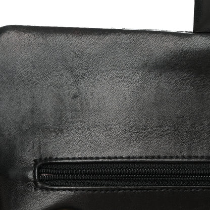 Chanel Lambskin Quilted Medium Double Flap Black 17 of 22