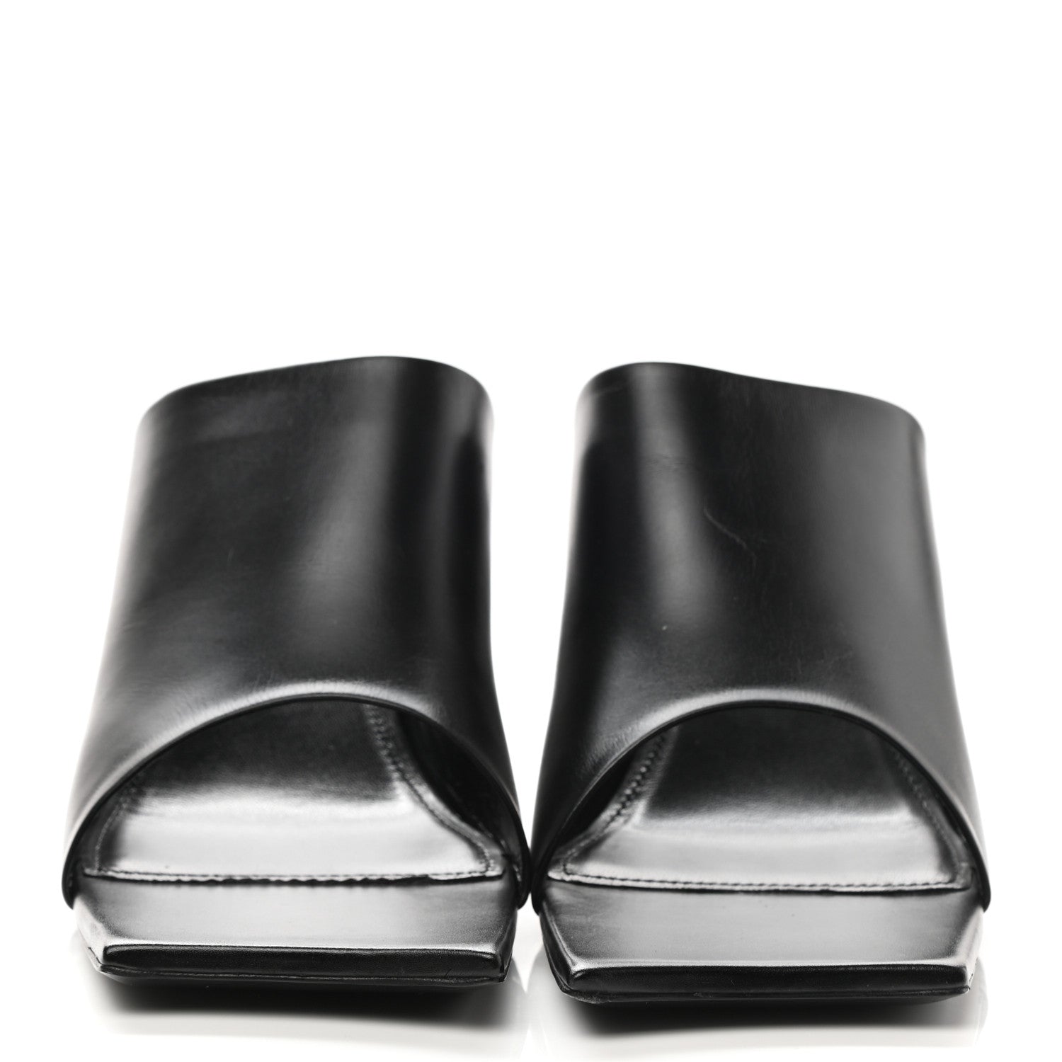 Balenciaga Smooth Calfskin Moon 60mm Sandals 38 Black 2 of 9