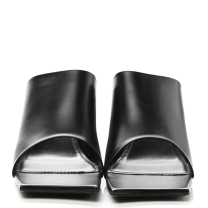 Balenciaga Smooth Calfskin Moon 60mm Sandals 38 Black 2 of 9