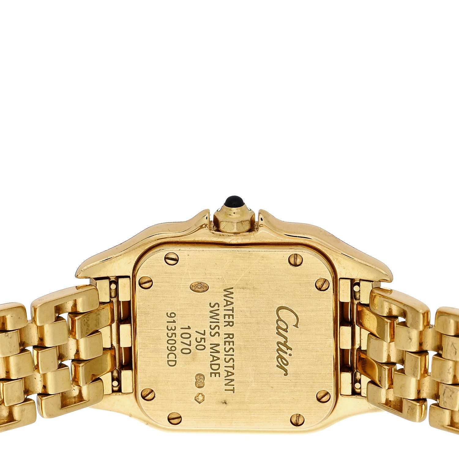 Cartier 18K Yellow Gold 22mm Panthere Quartz Watch 4 of 4