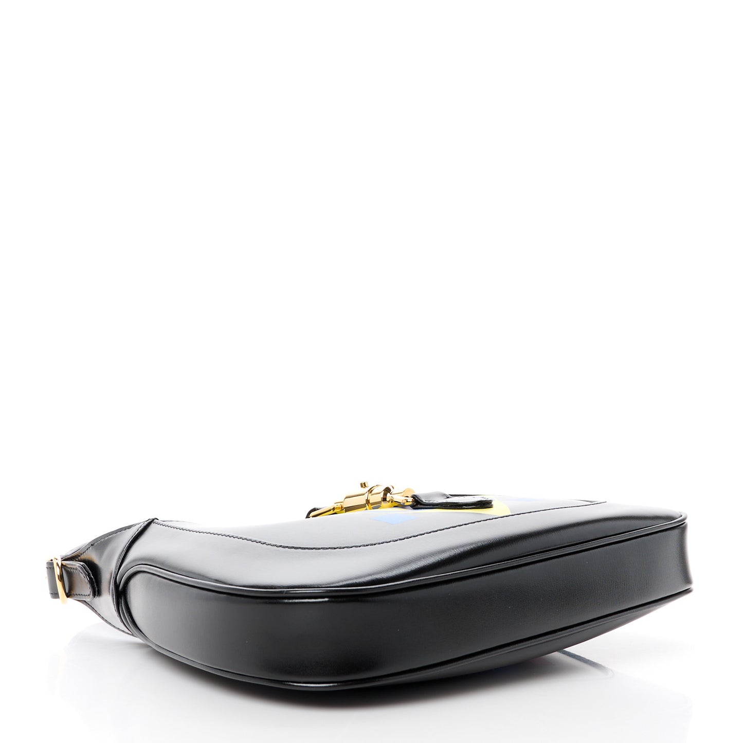 Calfskin Geometric Small Jackie 1961 Hobo Black