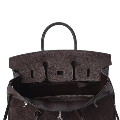 Hermes Togo Birkin 25 Chocolate 8 of 34