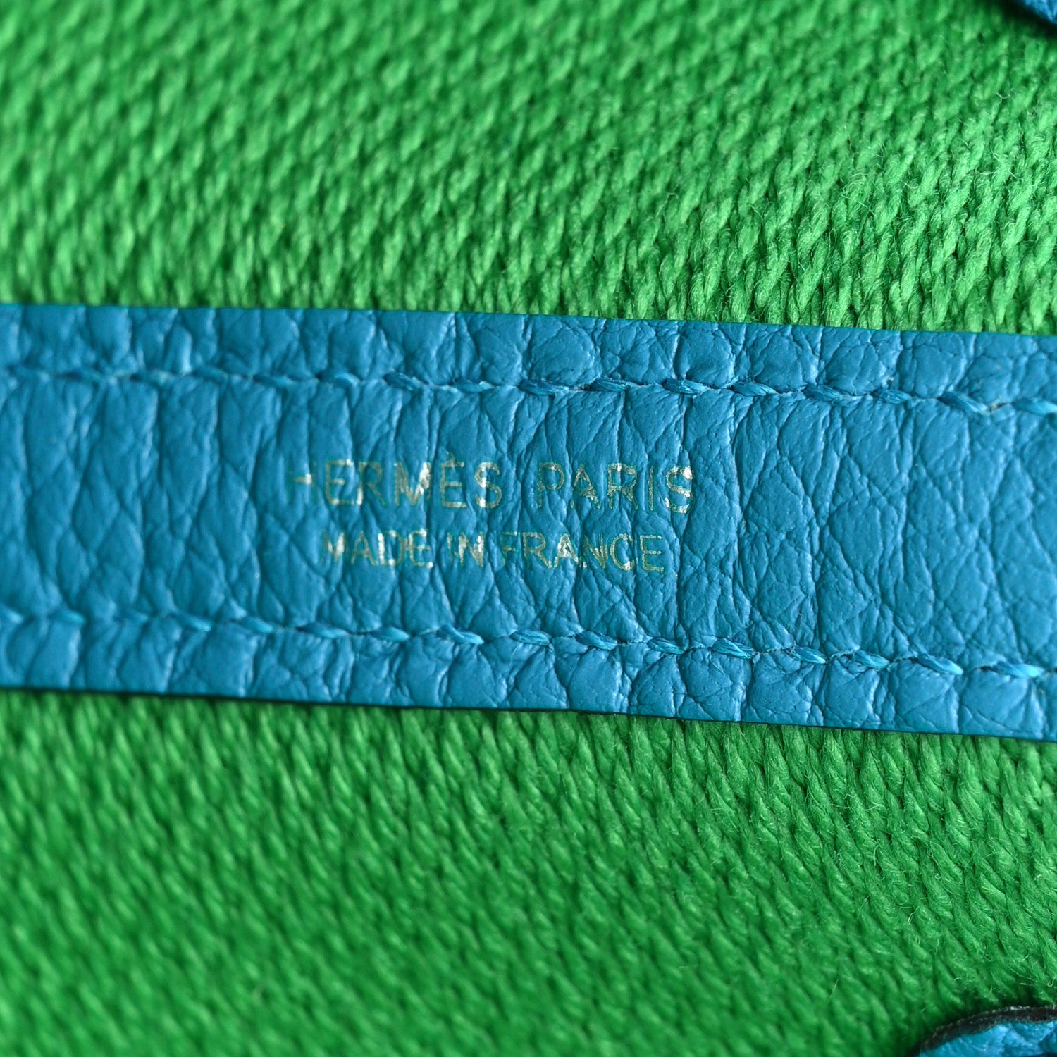 Hermes Toile Negonda Verso Garden Party 30 TPM Ecru Bambou Bleu Zanzibar 6 of 10
