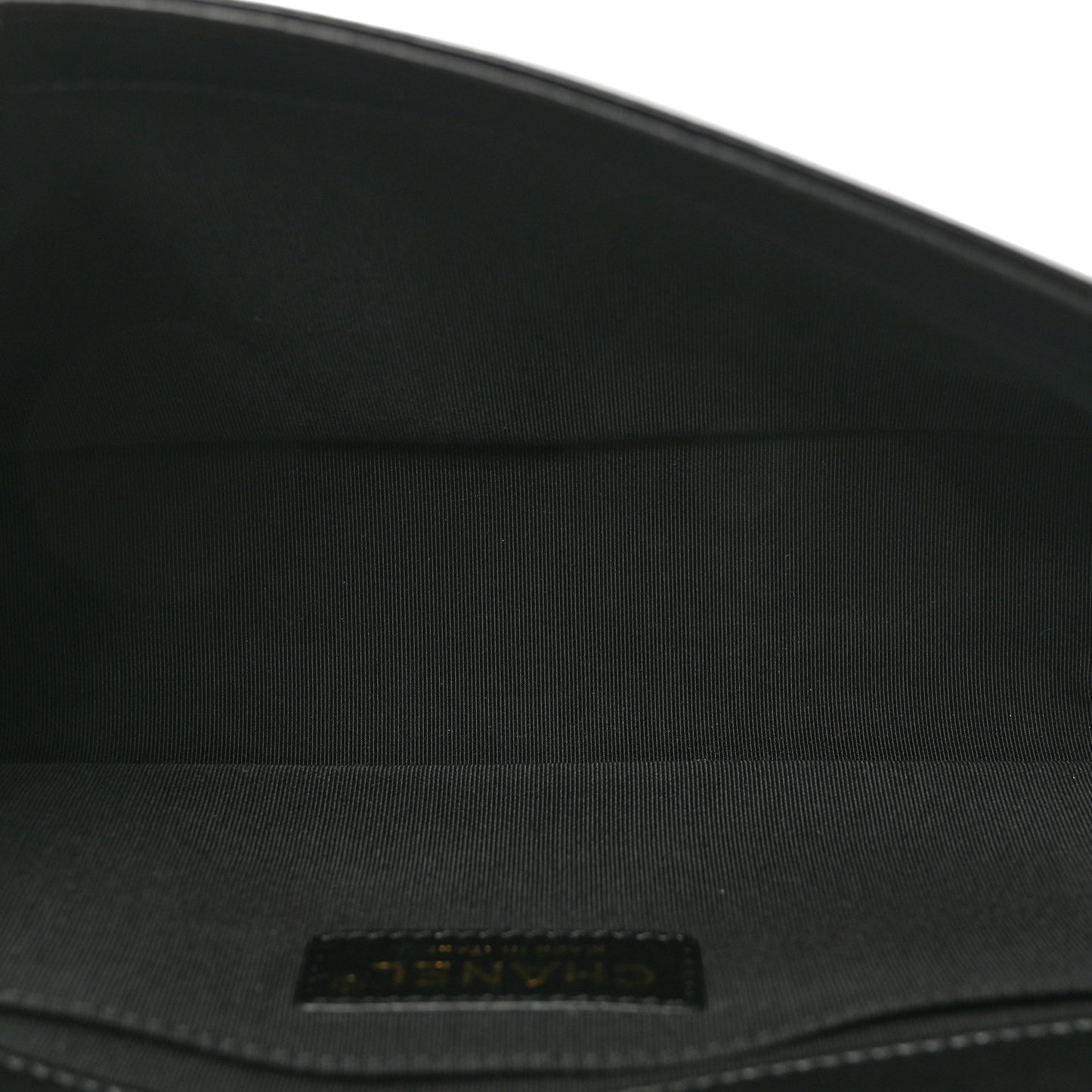 Lambskin Quilted Medium Boy Flap Black