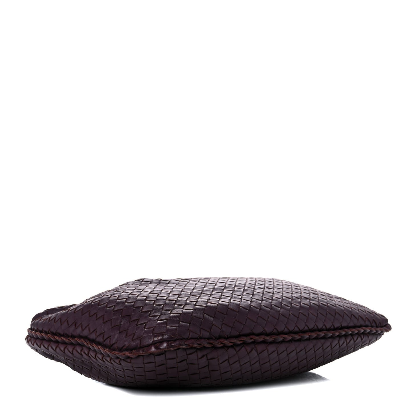 Nappa Intrecciato Medium Veneta Hobo Aubergine