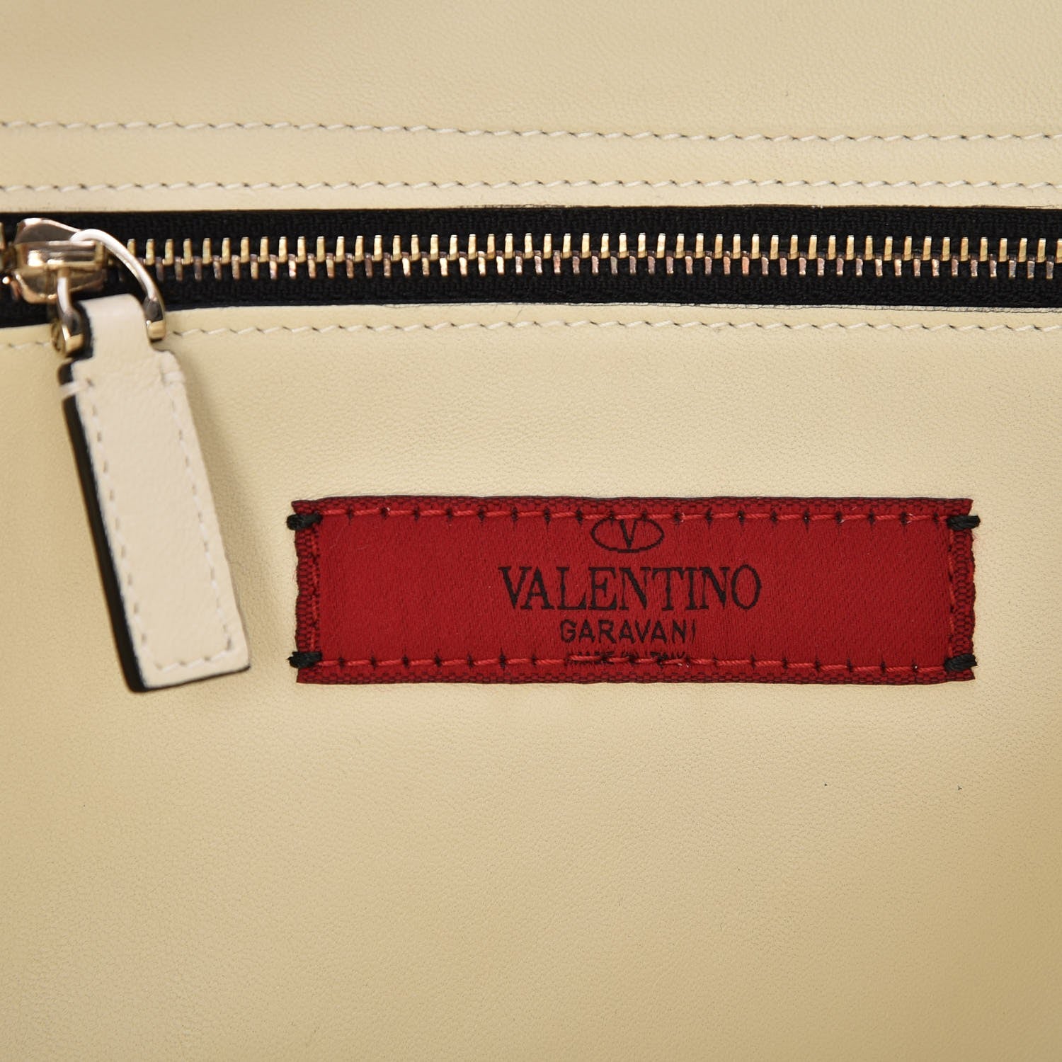 Valentino Garavani Vitello Mime Covered Tote Green Raspberry 7 of 10