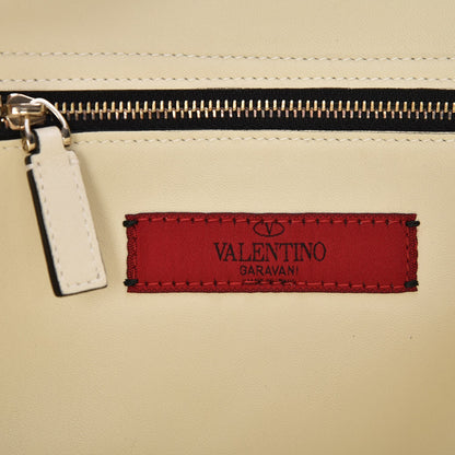 Valentino Garavani Vitello Mime Covered Tote Green Raspberry 7 of 10