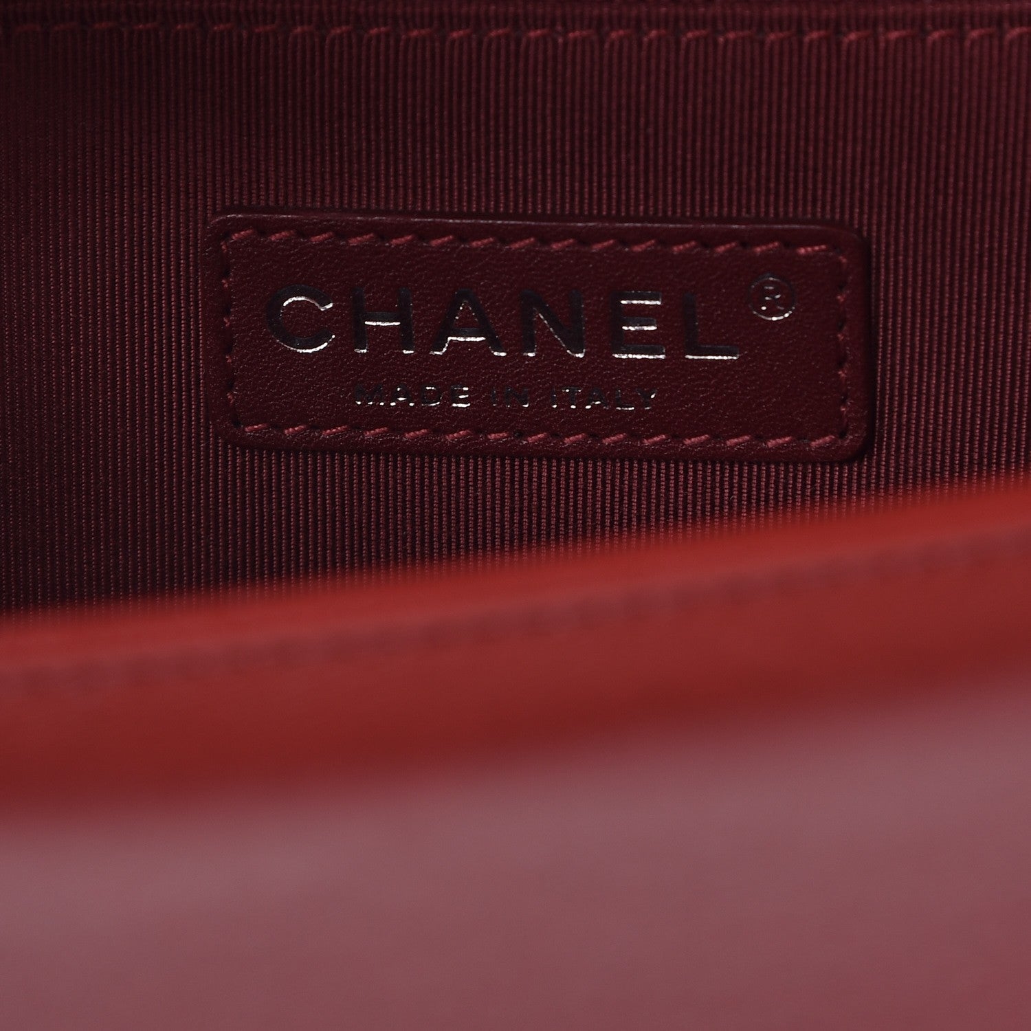 Chanel Lambskin Quilted Large Boy Flap Red 6 of 7