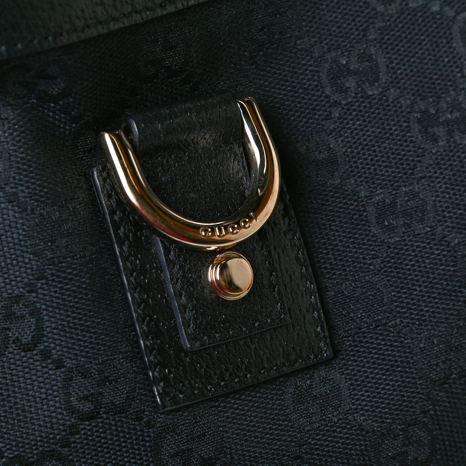 Gucci Monogram Small Abbey Tote Black 9 of 9