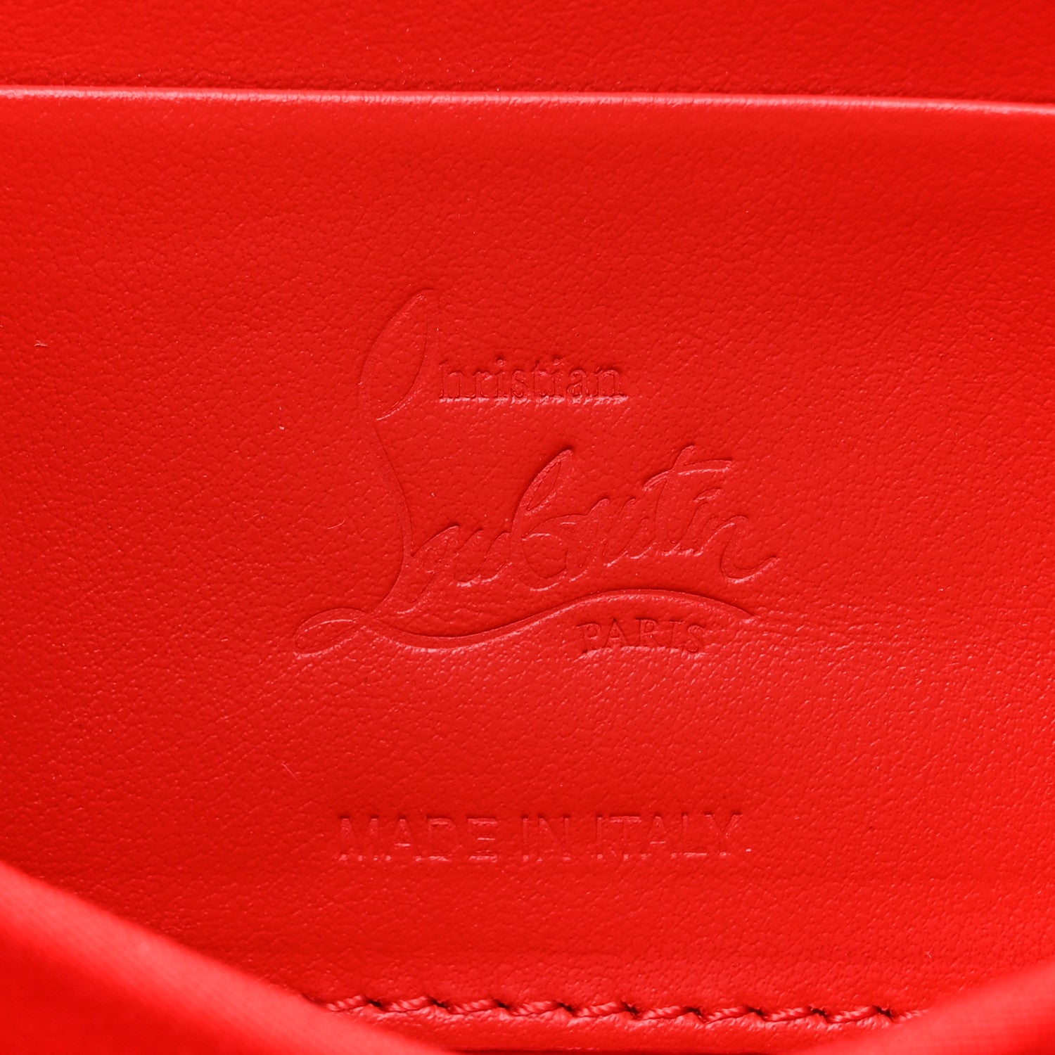 Christian Louboutin Patent Loubi Twist Zip Clutch Bag Nude 6 of 8