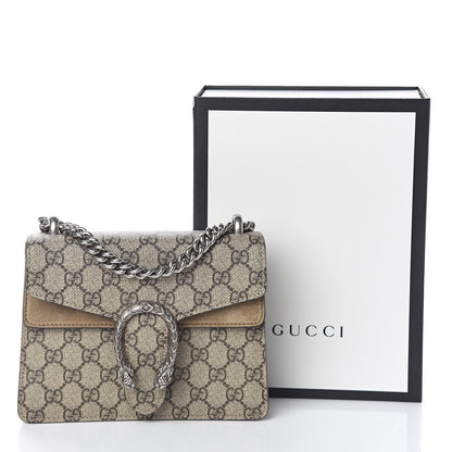 Gucci GG Supreme Monogram Mini Dionysus Shoulder Bag Taupe 10 of 10