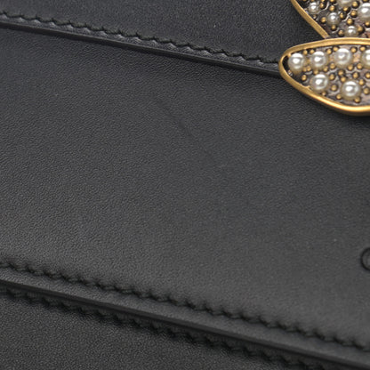 Gucci Calfskin Queen Margaret Chain Wallet Black 12 of 15