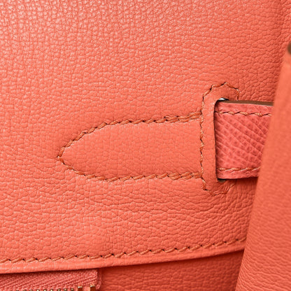 Hermes Epsom Birkin 35 Flamingo 19 of 37