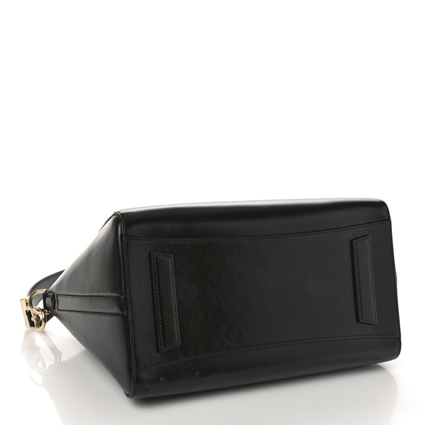 Shiny Lord Calfskin Medium Antigona Black