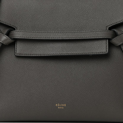 Celine Baby Grained Calfskin Micro Belt Bag Grey 9 of 18