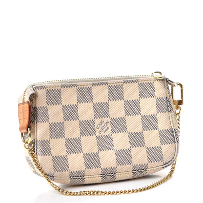 Louis Vuitton Damier Azur Mini Pochette Accessories 3 of 12
