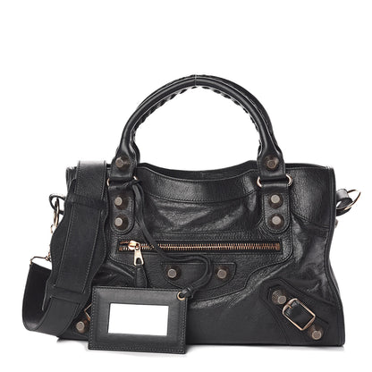 Balenciaga Agneau Giant 21 Rose Gold Hardware City Black 1 of 10