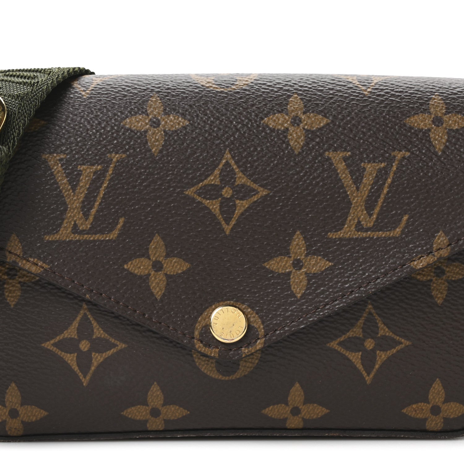 Louis Vuitton Monogram Felicie Strap & Go Kaki 8 of 10