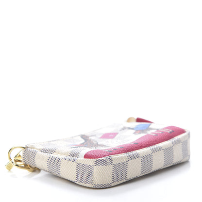 Louis Vuitton Damier Azur 2017 Christmas Animation Mini Pochette Accessories 4 of 7