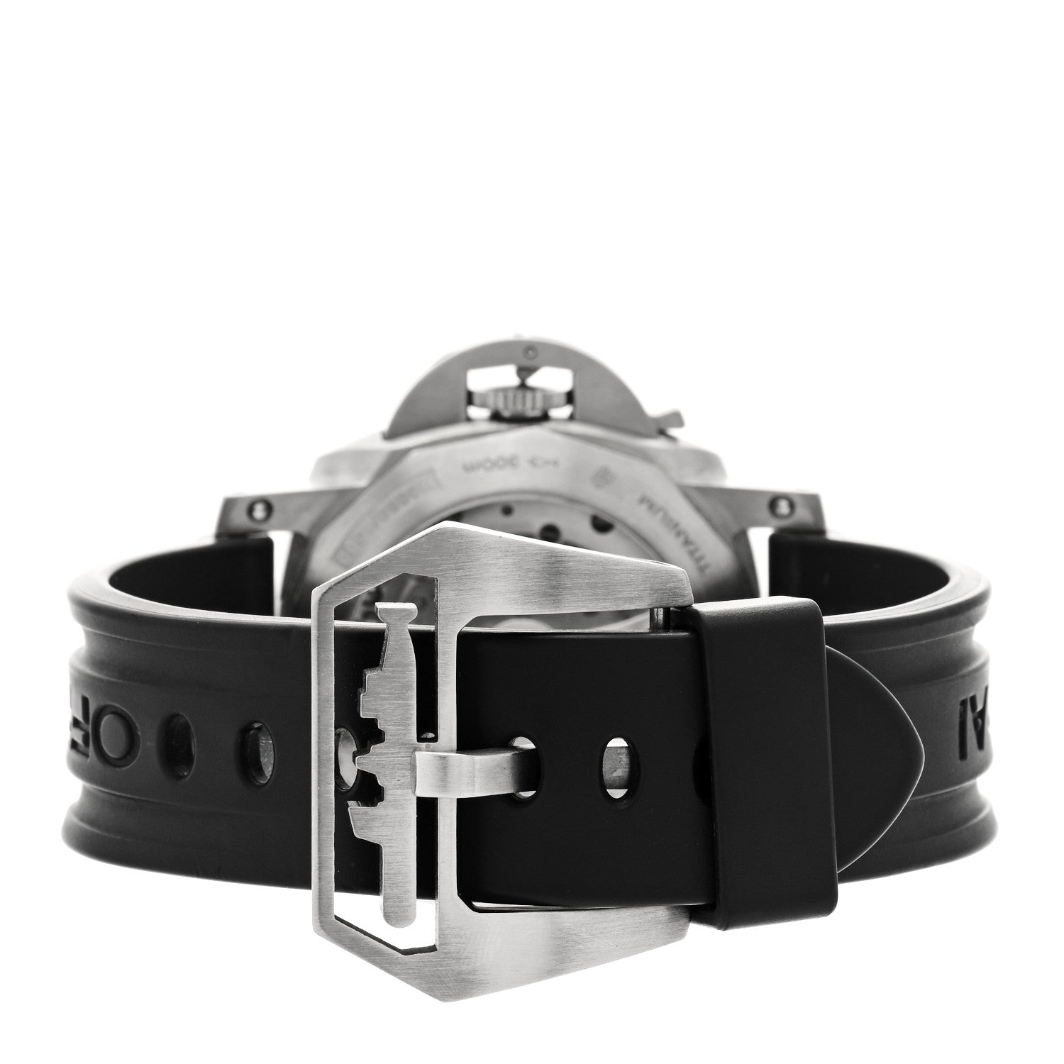 Panerai Titanium Rubber 44mm Luminor Marina 1950 3 Days Automatic Watch Black PAM00351 3 of 7